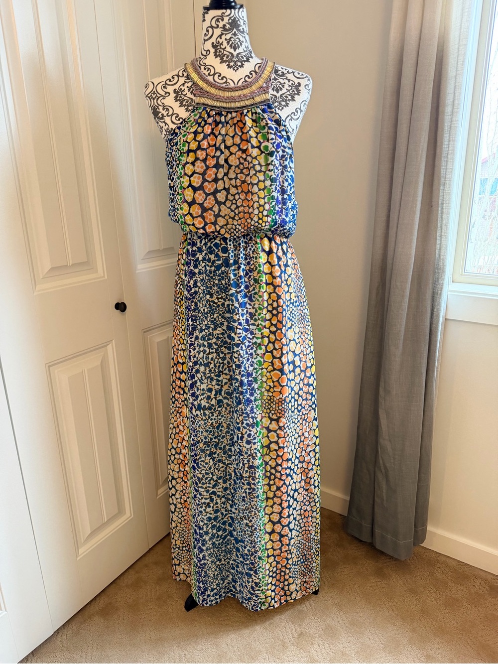 Anthropologie HD in Paris Mayacamas maxi dress size 10